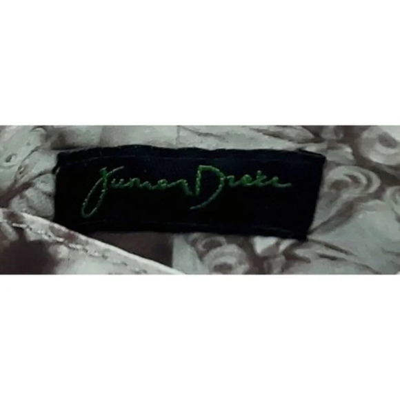 Junior Drake Leather Pink Gold Iridescent Clutch w/Metal Flex Kiss Closure - Picture 5 of 6